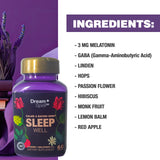 Dream Spell Natural Sleep Aid ingredients list