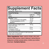Dream Water Beauty Sleep Aid ingredients list on packaging