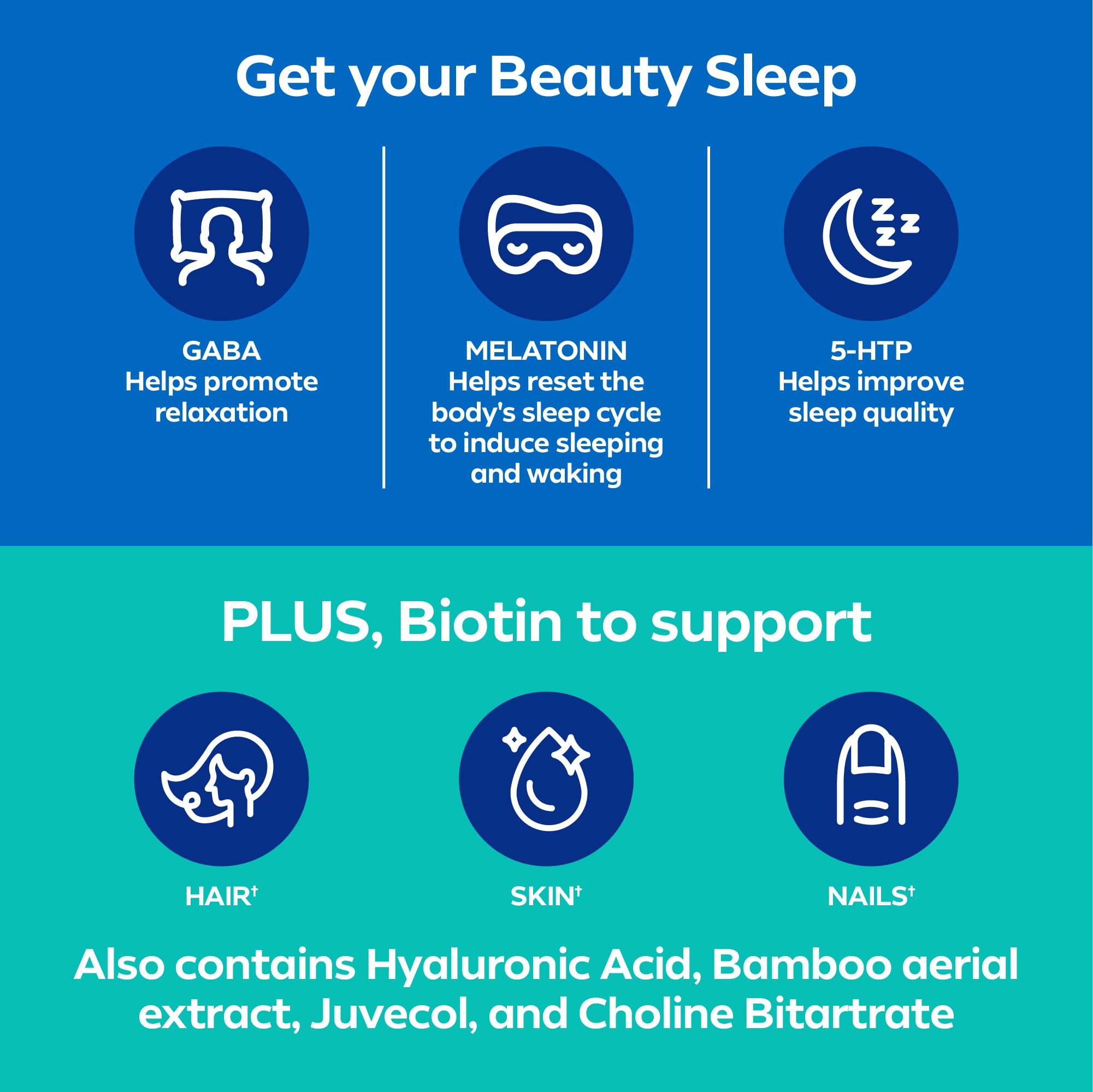 Dream Water Beauty Sleep Aid Supplement bottle with natural flavours