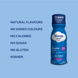 Dream Water Sleep Aid Liquid Shot with natural ingredients list
