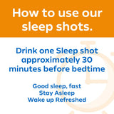 Dream Water Sleep Aid Supplement 5MG Melatonin shot being held