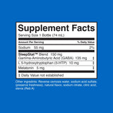 Dream Water sleep aid supplement with zero sugar label