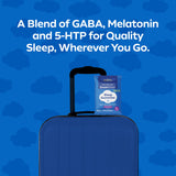 Dream Water Sleep Gummies Snoozeberry travel pouch side view