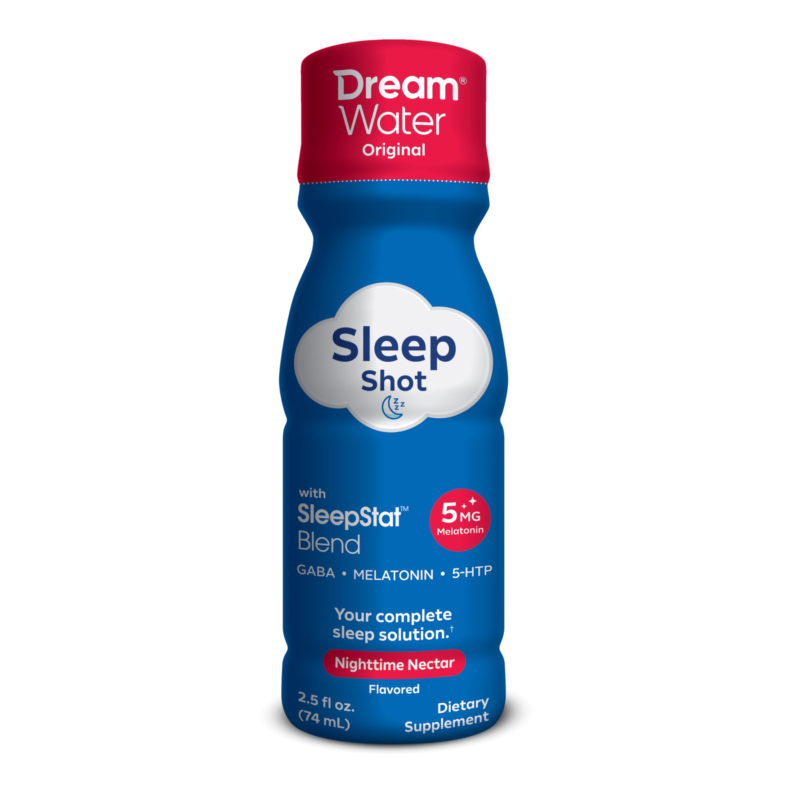 Dream Water sleep shot liquid format with natural flavours