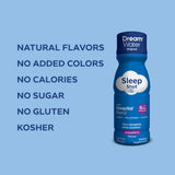 Dream Water Sleep Shots with ingredients list