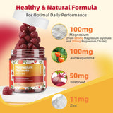 DREAVIO Magnesium Glycinate Gummies bottle side view