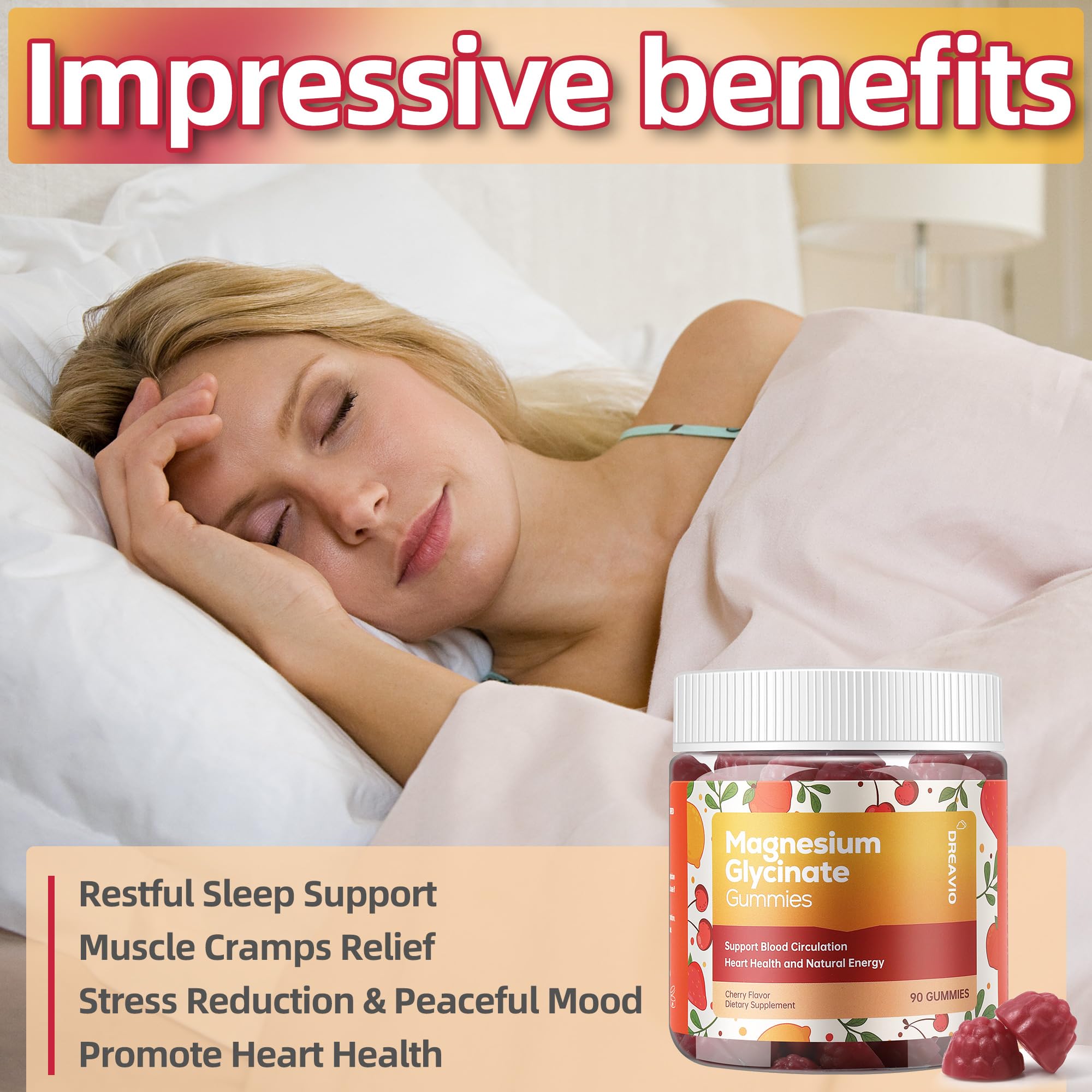 DREAVIO Magnesium Glycinate Gummies ingredients list