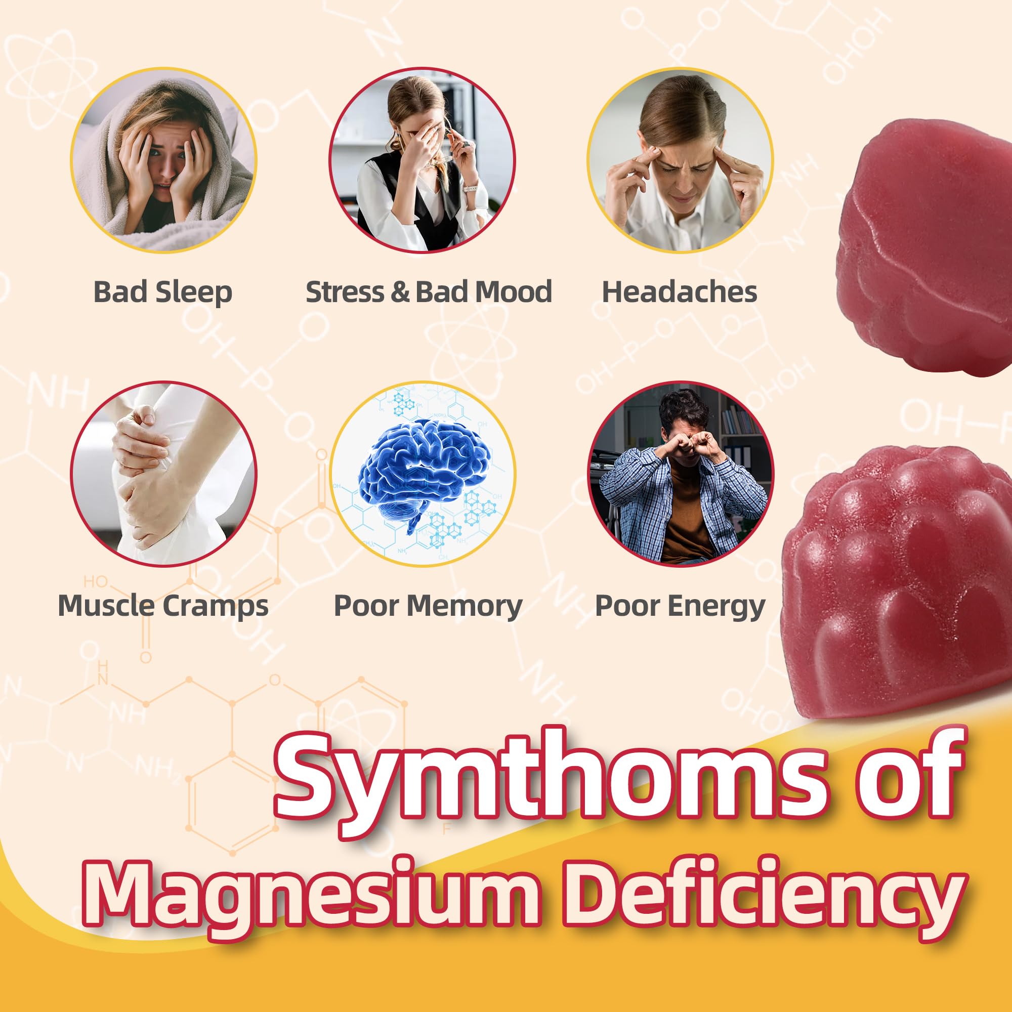 DREAVIO Magnesium Glycinate Gummies nutritional information