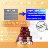DREAVIO Magnesium Glycinate Gummies with fresh cherries