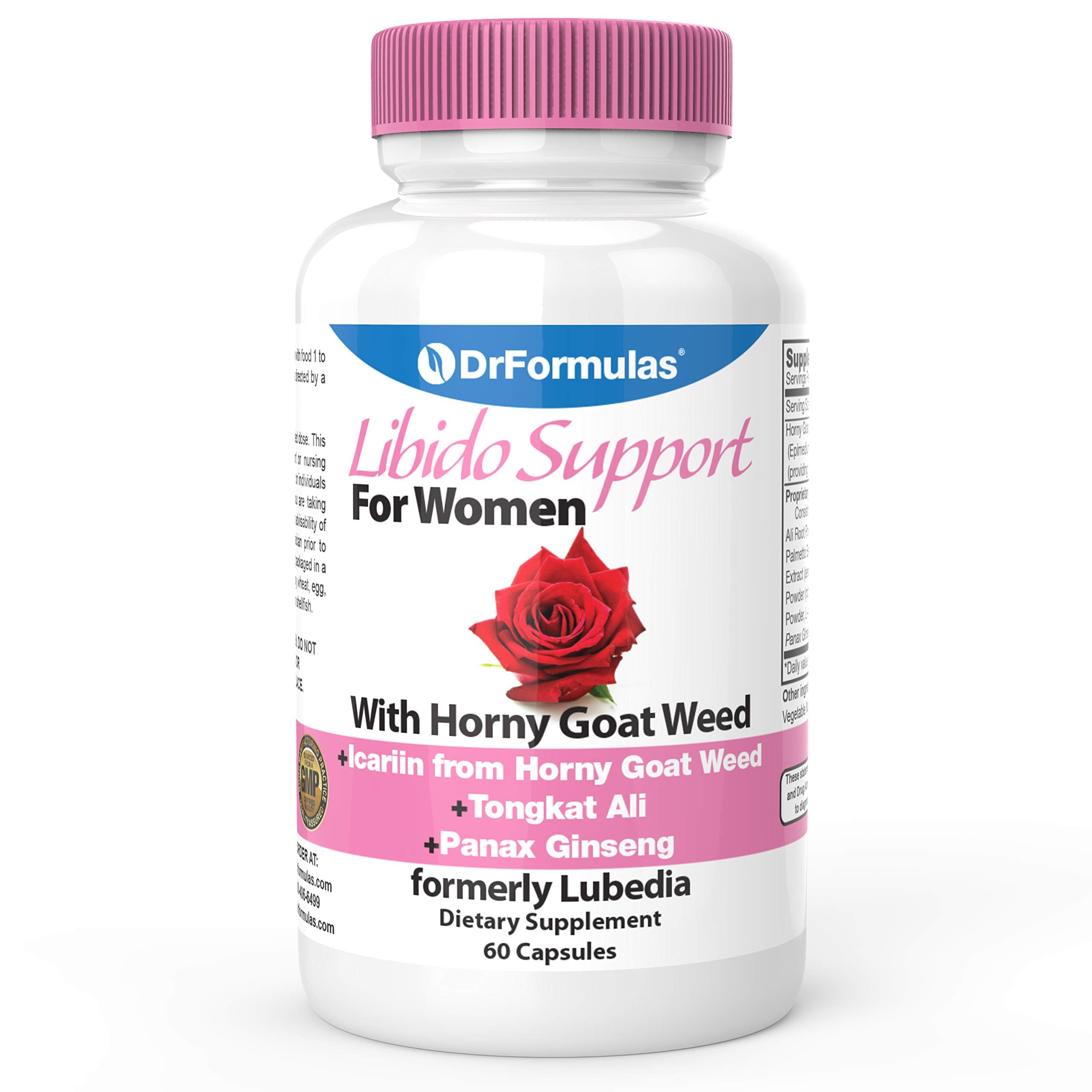 DrFormulas Horny Goat Weed Supplement front view with packaging