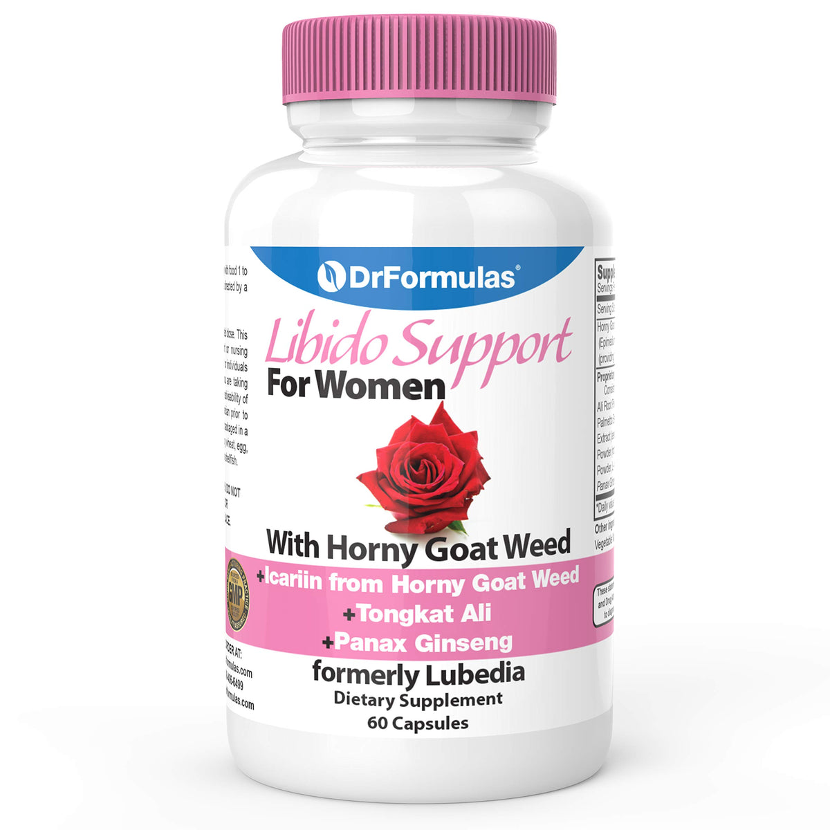 DrFormulas Horny Goat Weed Supplement front view with packaging