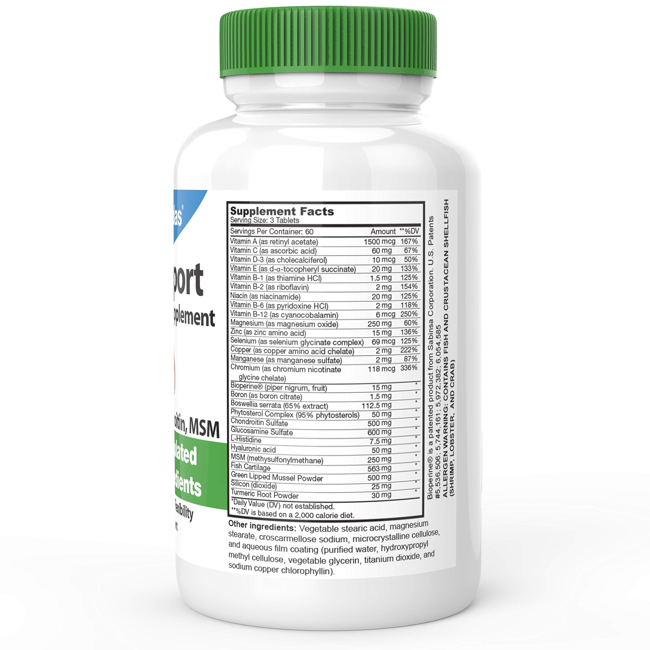 DrFormulas Joint Supplement bottle with caplets displayed