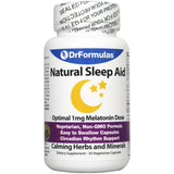 DrFormulas Melatonin 1 mg Sleep Supplement 30 Capsules front view