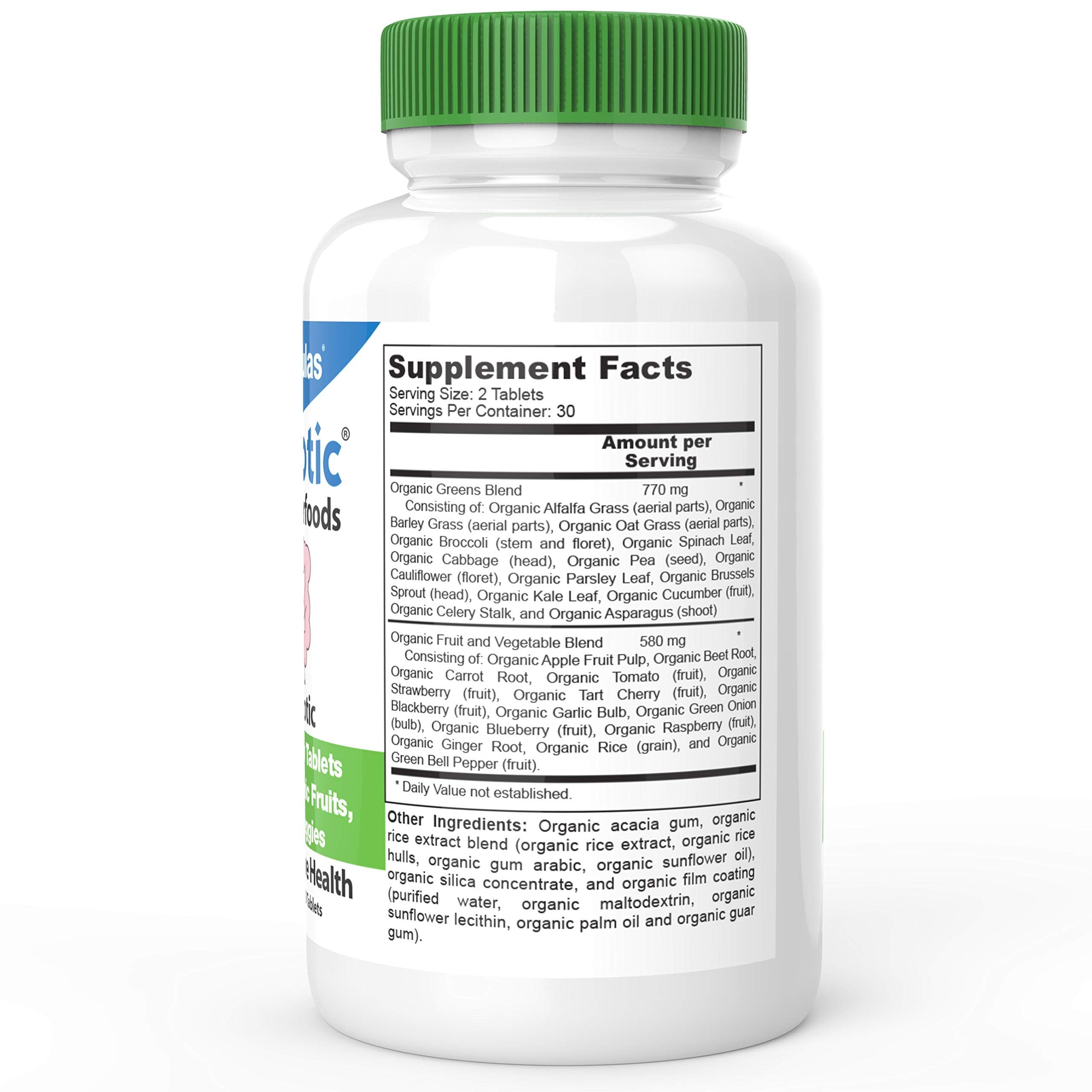 DrFormulas Nexabiotic Prebiotic Supplement 70g back view