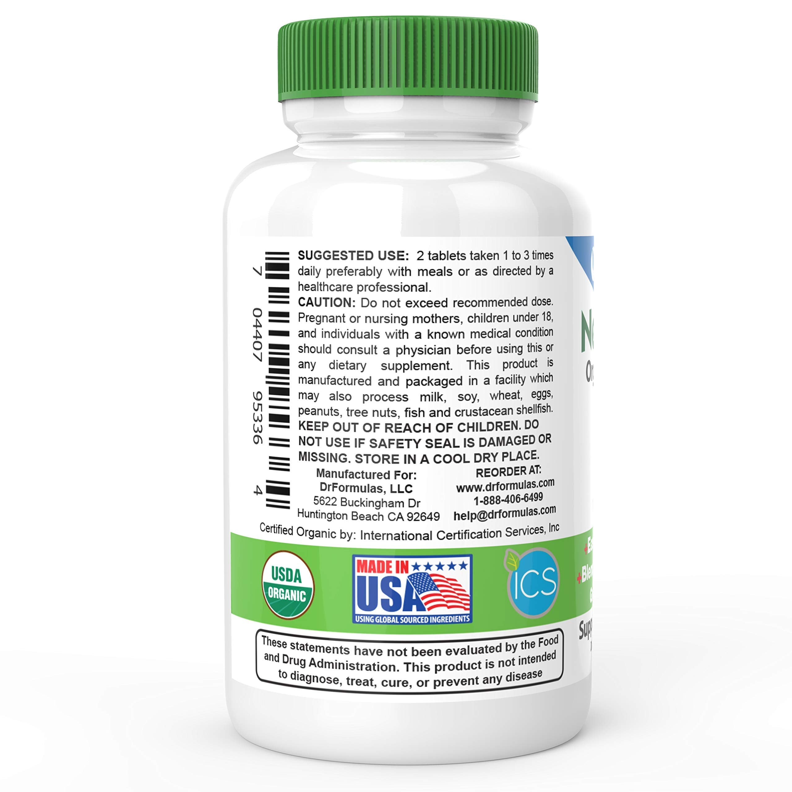 DrFormulas Nexabiotic Prebiotic Supplement 70g side view