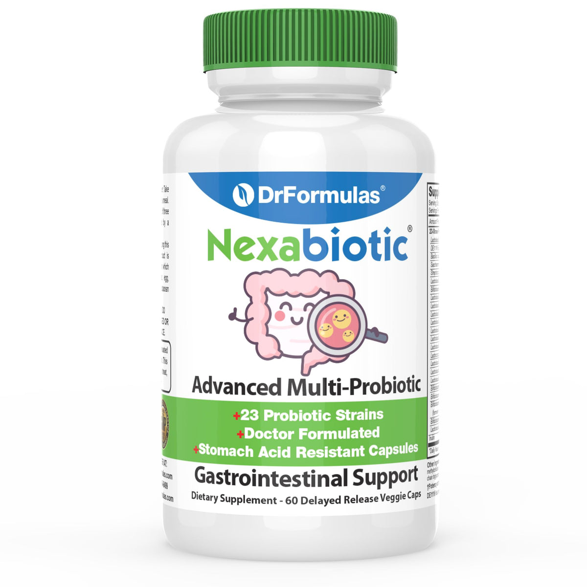 DrFormulas Nexabiotic Probiotic Capsules front view