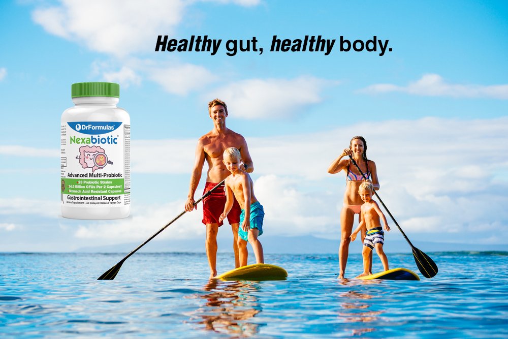 DrFormulas Nexabiotic Probiotic Capsules lifestyle scene