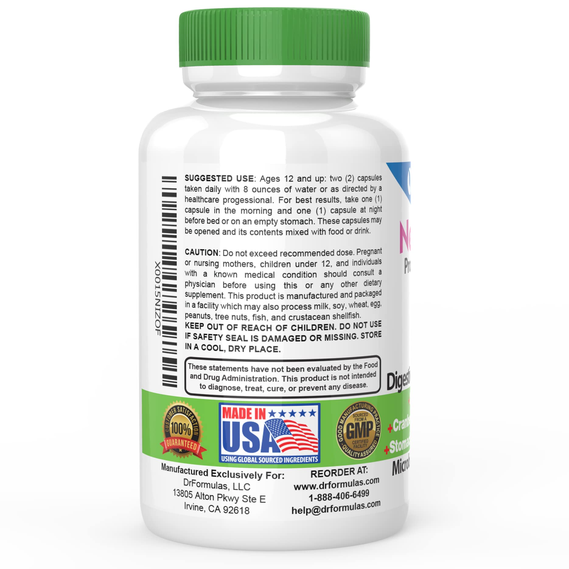 DrFormulas Nexabiotic Probiotics for Women capsule close-up