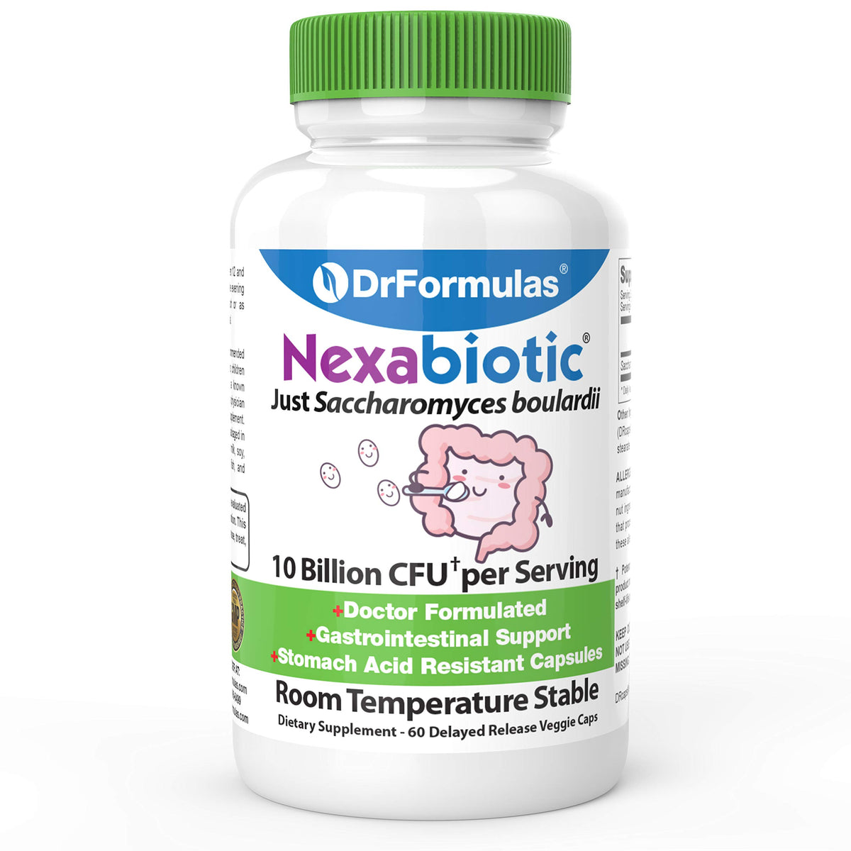 DrFormulas Nexabiotic Saccharomyces Boulardii Probiotic Capsules front view