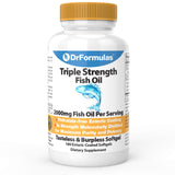 DrFormulas Triple Strength Omega 3 Fish Oil 1000mg Softgels front view