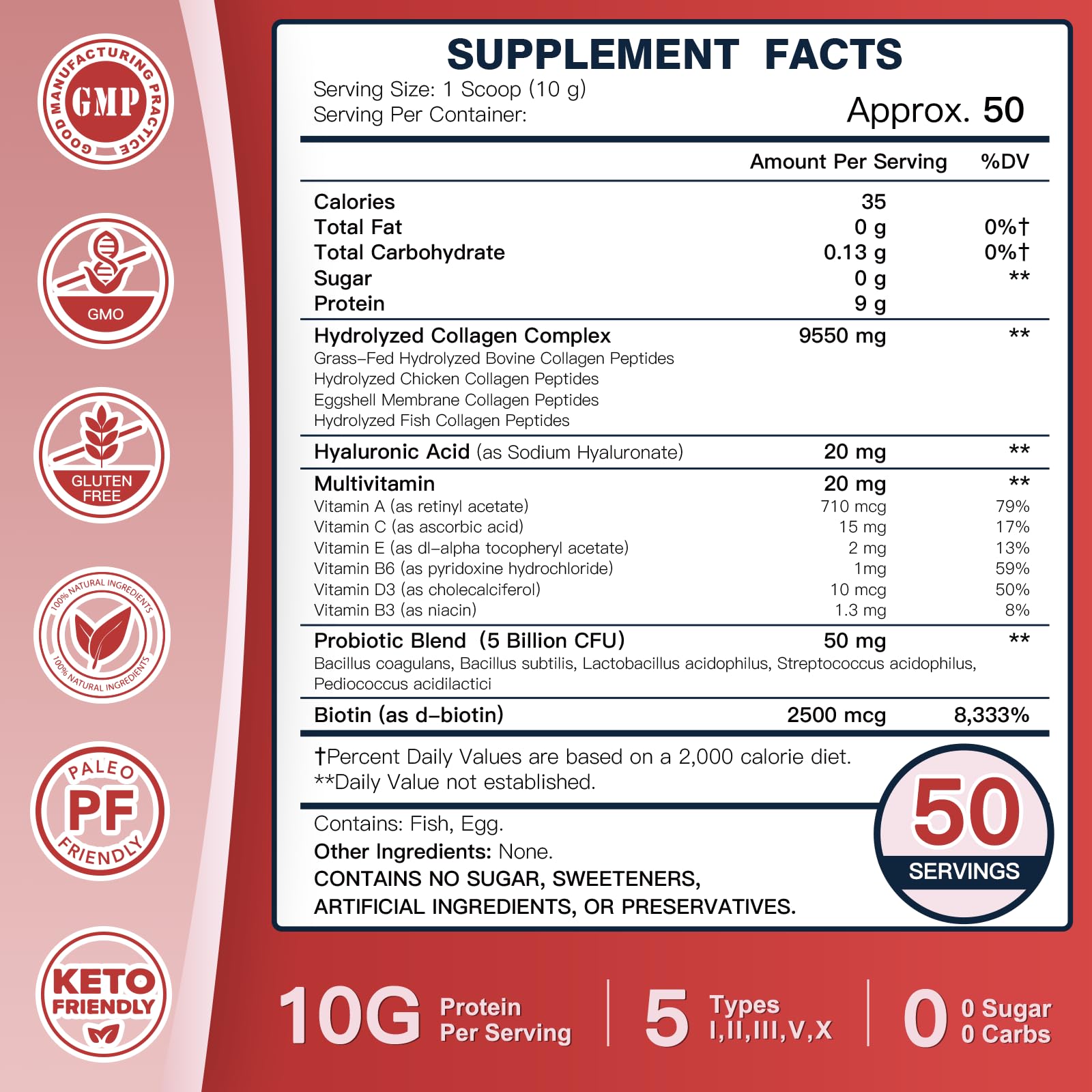 DRFOSTER Collagen Complex 500g packaging