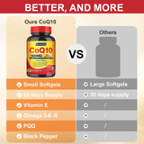 DRFOSTER CoQ10 600mg with PQQ softgels with a glass of water