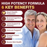 DRFOSTER Krill Oil Supplements 1200 mg back view of packaging