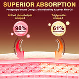 DRFOSTER Krill Oil Supplements 1200 mg side view of packaging