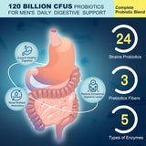DRFOSTER Men's Probiotics 120 Billion CFUs side view