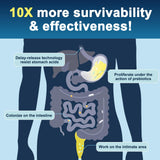 DRFOSTER Men's Probiotics 120 Billion CFUs with ingredients list