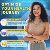 DRFOSTER Omega 3-6-9 Fish Oil Supplement softgels in a spoon