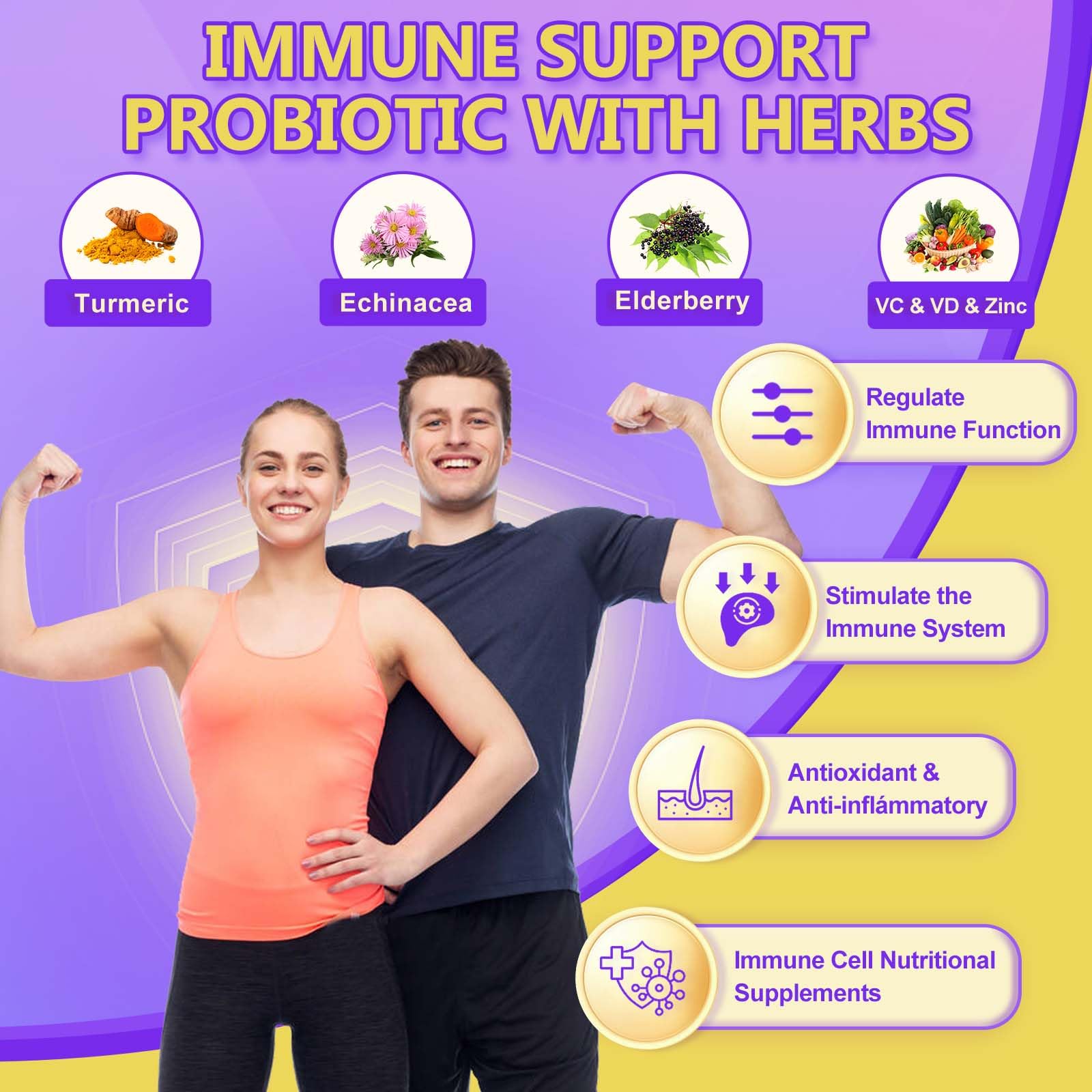 DRFOSTER Probiotic Supplement displayed with natural ingredients