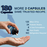 DRFOSTER Probiotics for Men 120 Billion CFUs 90 Capsules side view