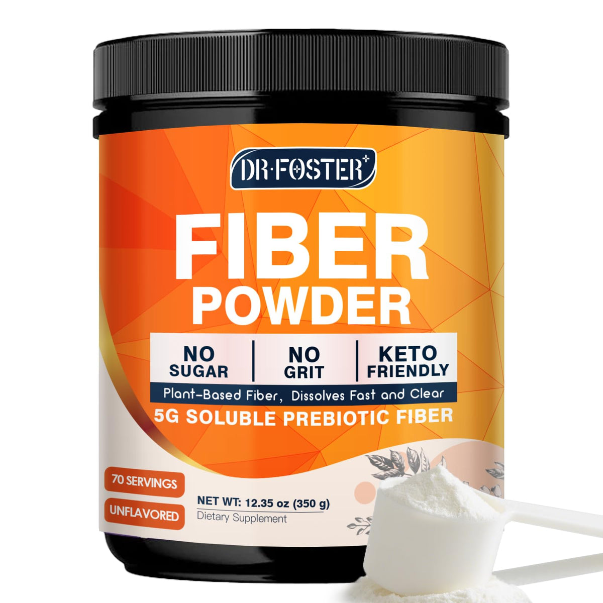 DRFOSTER Soluble Fibre Powder 350g front view