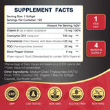 DRFOSTER Ubiquinol CoQ10 100mg Softgels side view