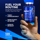 DRINA Male Wellness Supplement capsules on a table