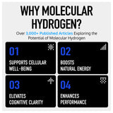 DRINK HRW Hydrogen Tablets with glass of water