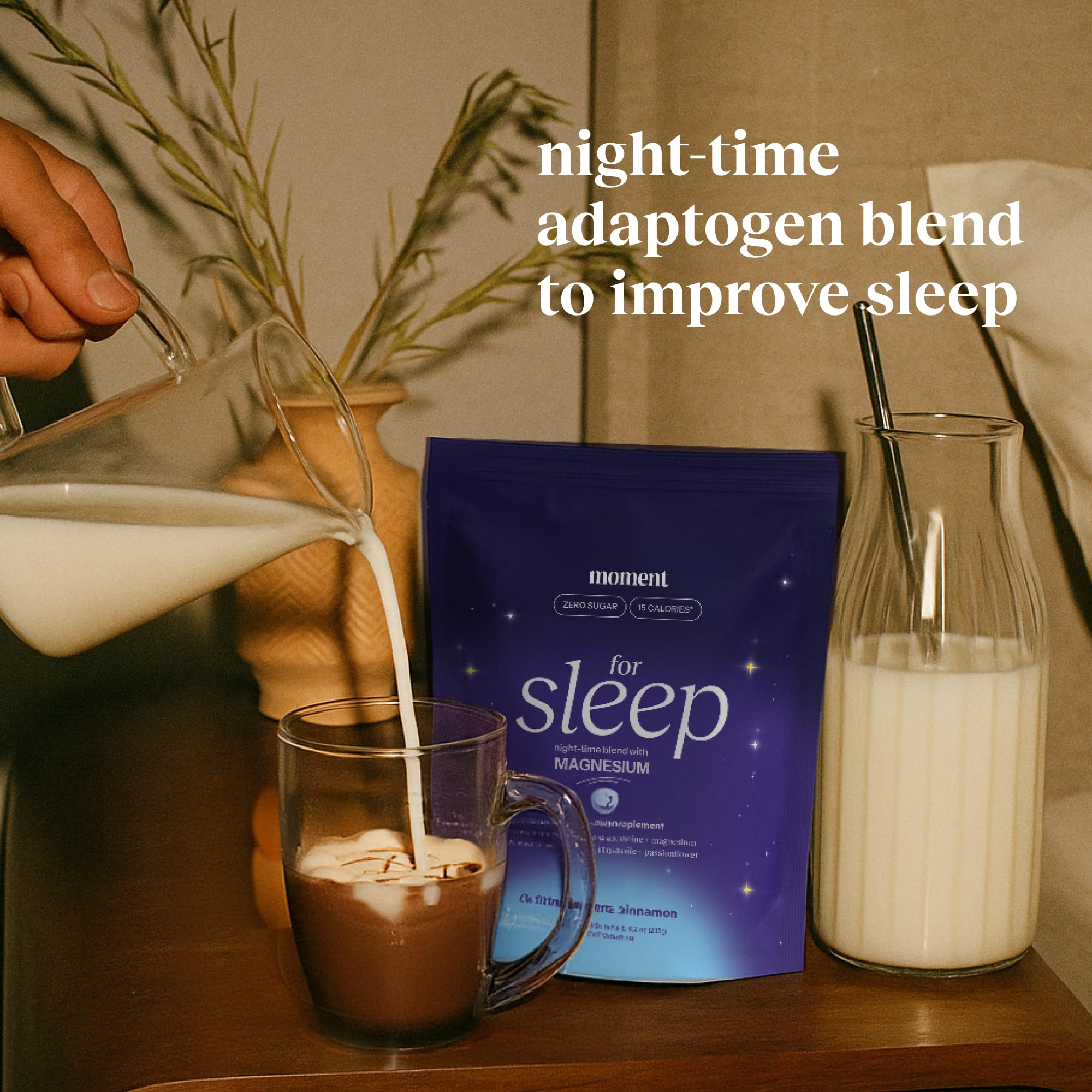 Drink Your Meditation Sleep Cocoa in a cup with steam