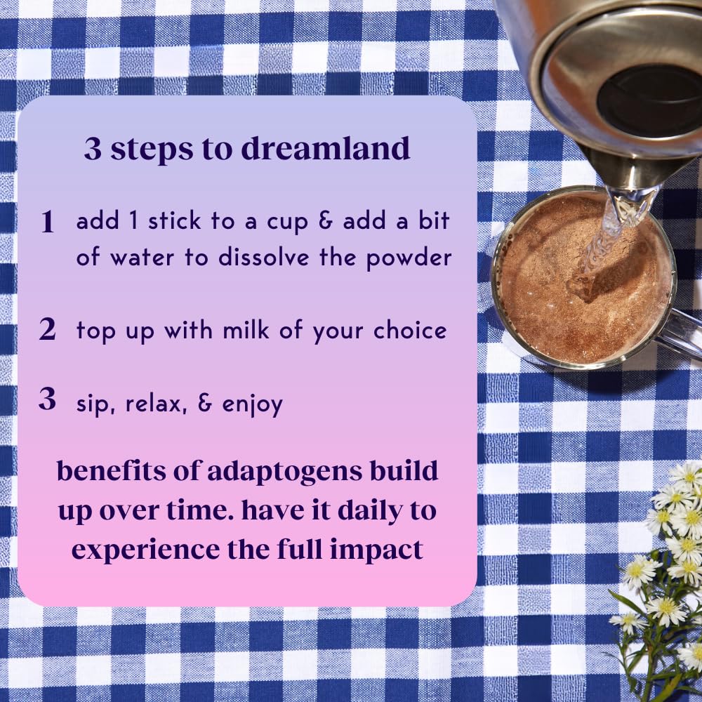 Drink Your Meditation Sleep Cocoa ingredients close-up