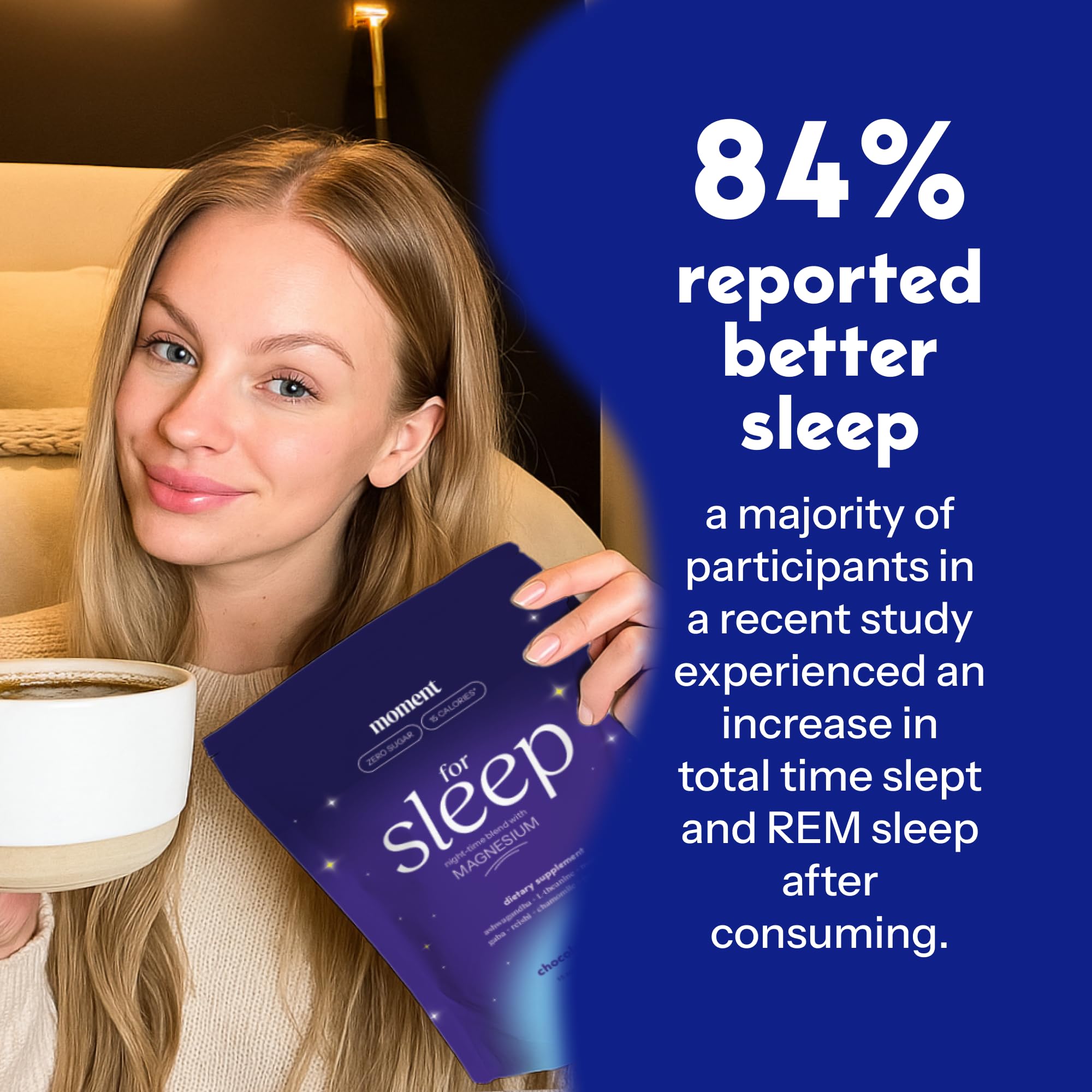 Drink Your Meditation Sleep Cocoa serving suggestion with chocolate