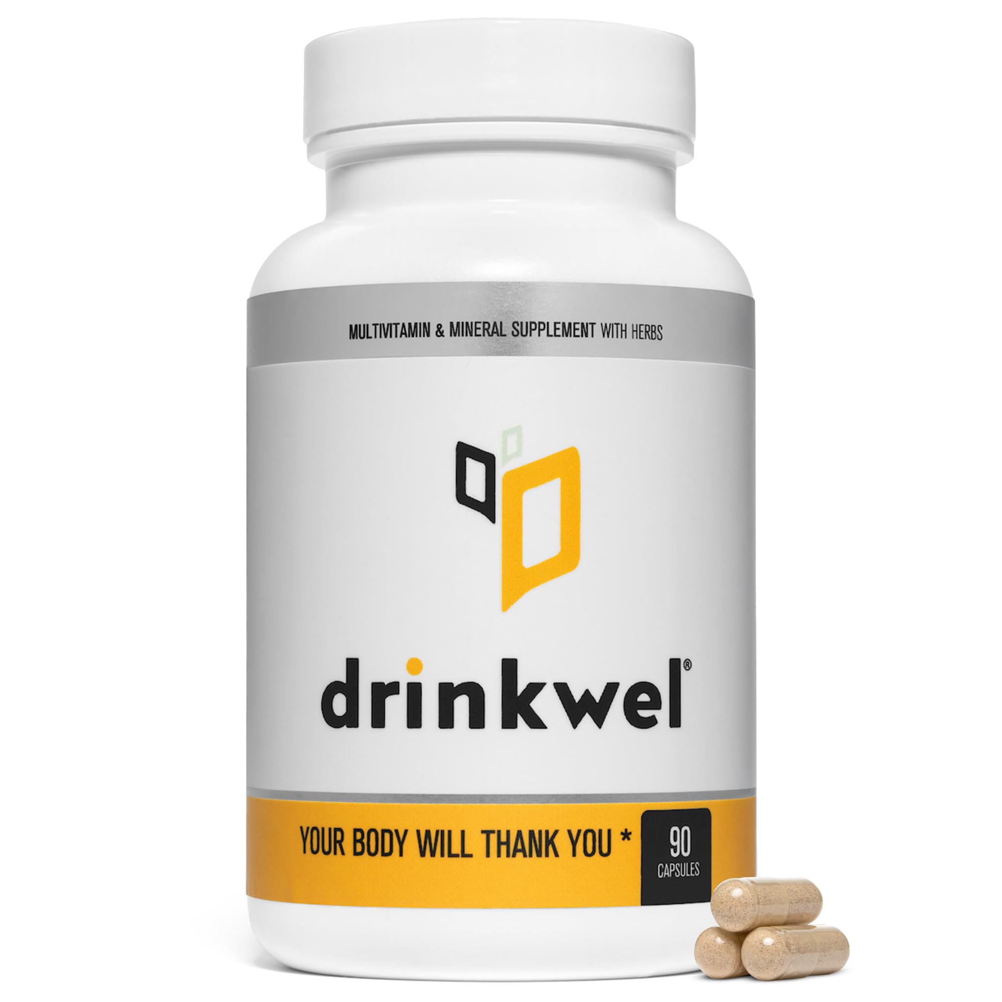 drinkwel Multivitamin with Milk Thistle 109g front view