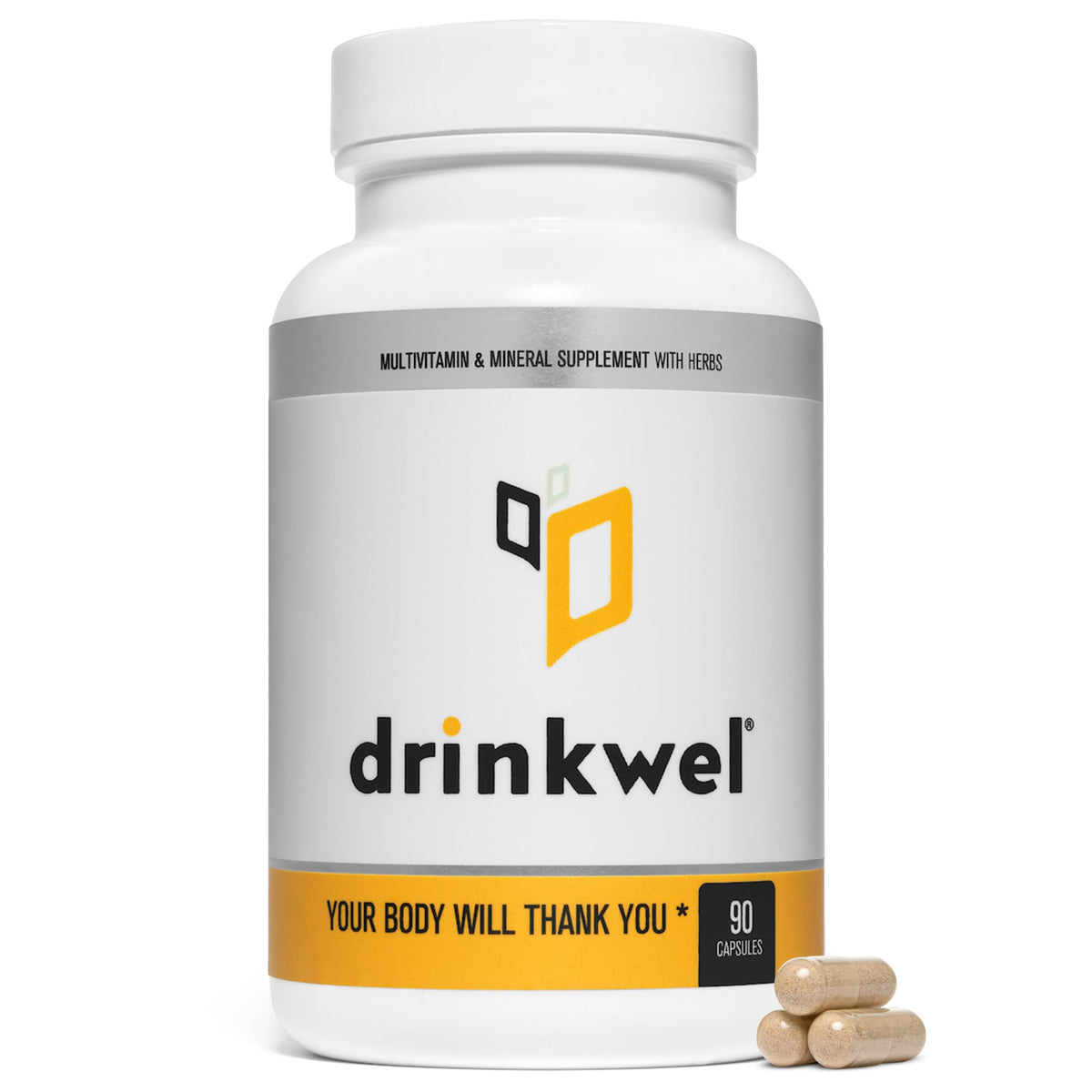 drinkwel Multivitamin with Milk Thistle 109g front view