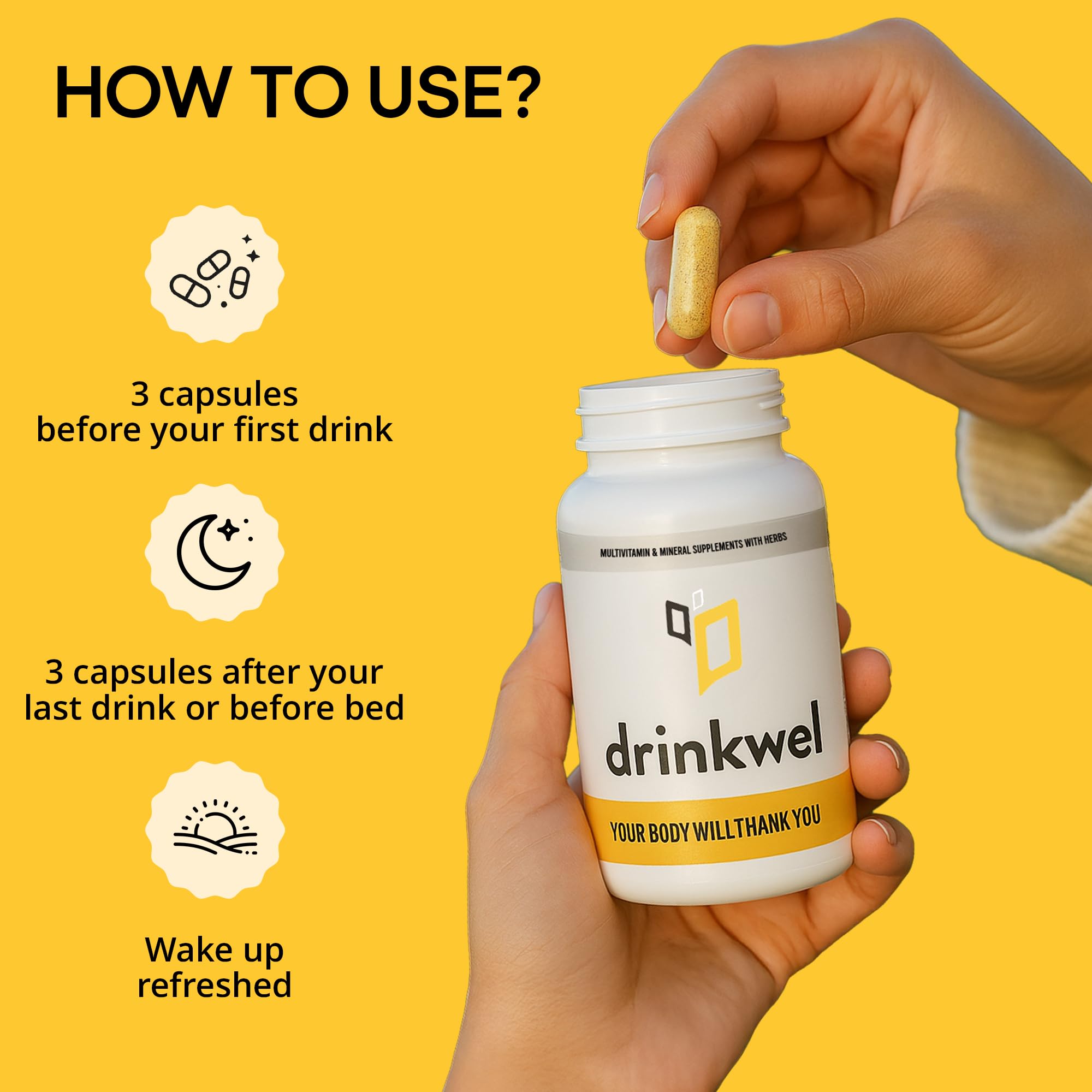 drinkwel Multivitamin with Milk Thistle packaging