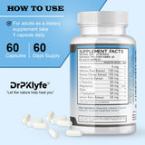 DrPKLyfe Sleep Aid Capsules with ingredients list