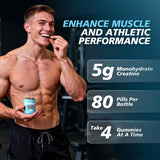 DRZIHOOCH Creatine Gummies with a fitness background