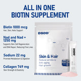 DSDD Biotin Supplement with collagen peptides close-up