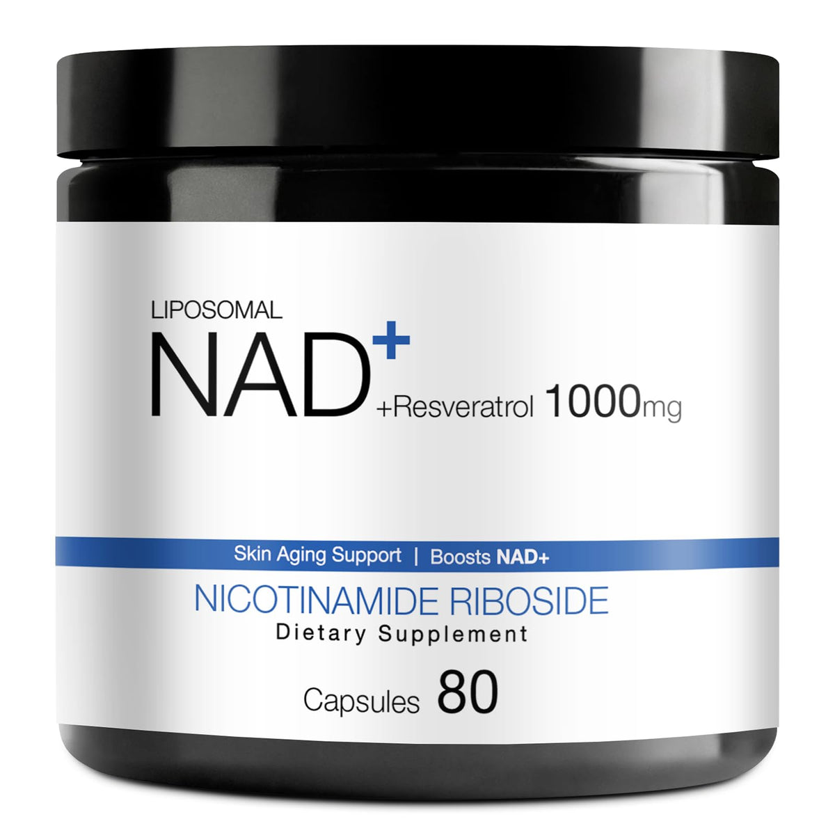 DUCRKACS NAD+ Nicotinamide Riboside Supplement bottle front view
