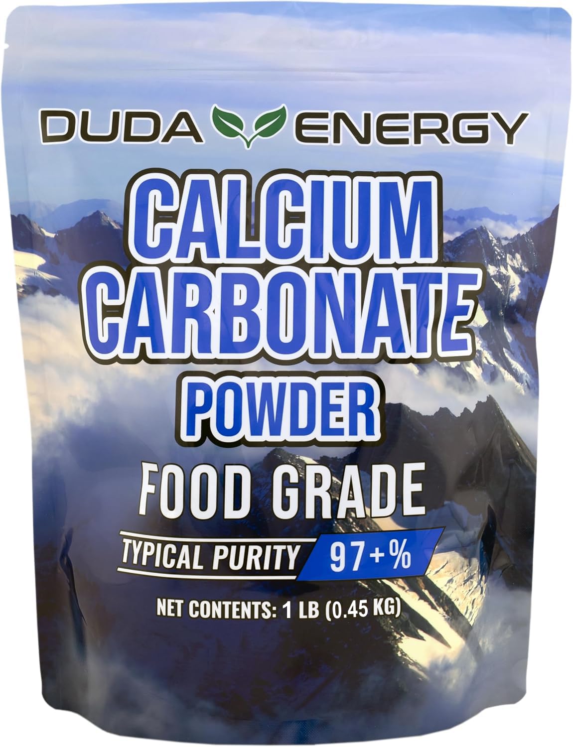 Duda Energy Calcium Carbonate Powder 454g front view