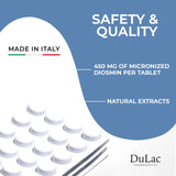 DULÀC Diosmin 500 ingredients list on packaging