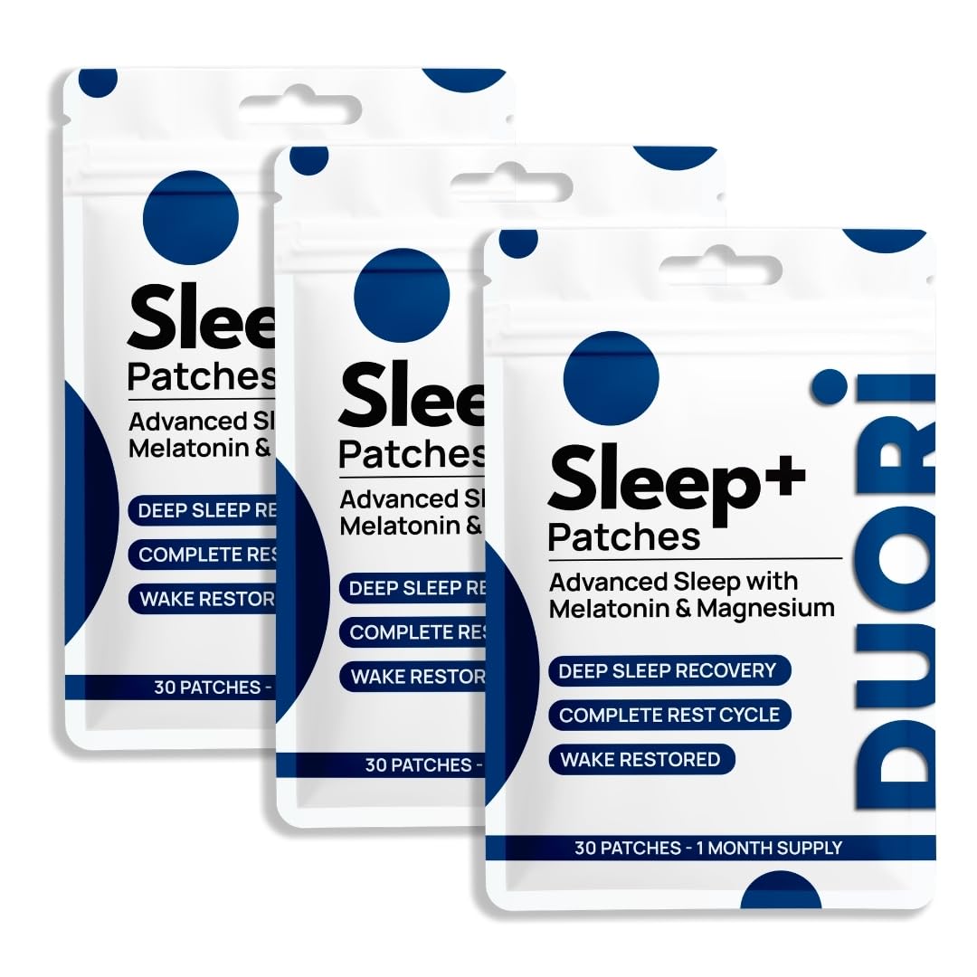 DUORI Sleep+ Patches front view with packaging